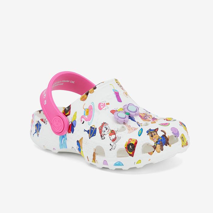 COQUI sandály dětské Little Frog 8701  white/lt.fuchsia Amu, velikost 27-28