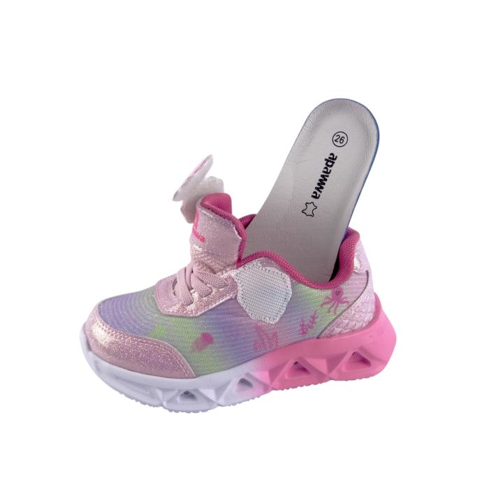 Apawwa detska blikajici obuv ABC1602R pink, velikost 26