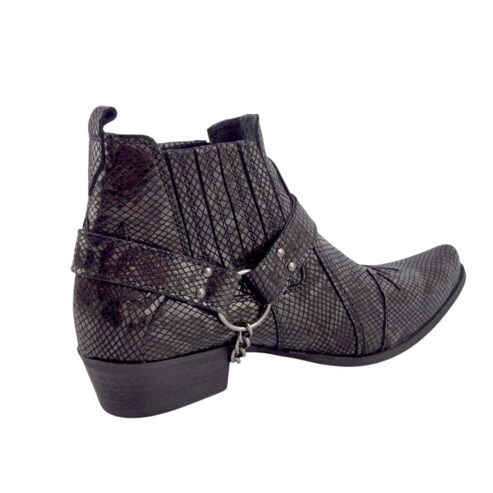 Selma obuv west style  1223/B Snake Black, velikost 41