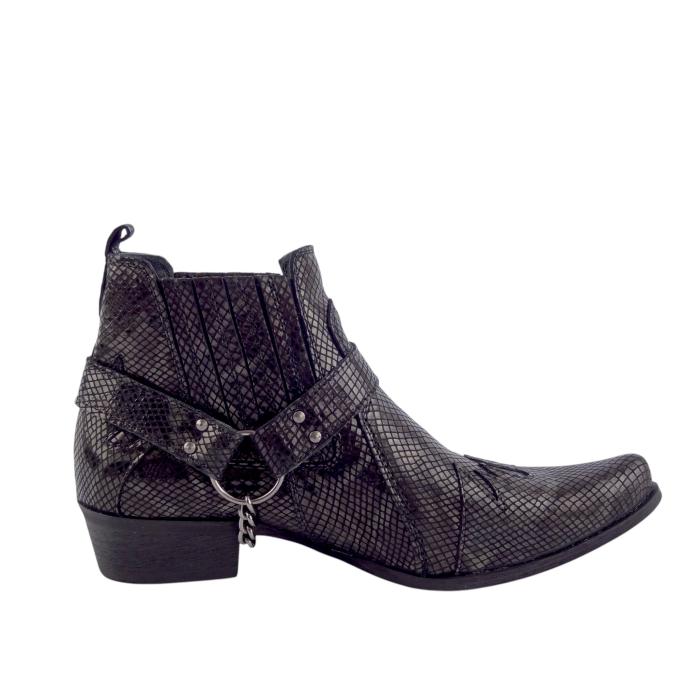 Selma obuv west style  1223/B Snake Black, velikost 41