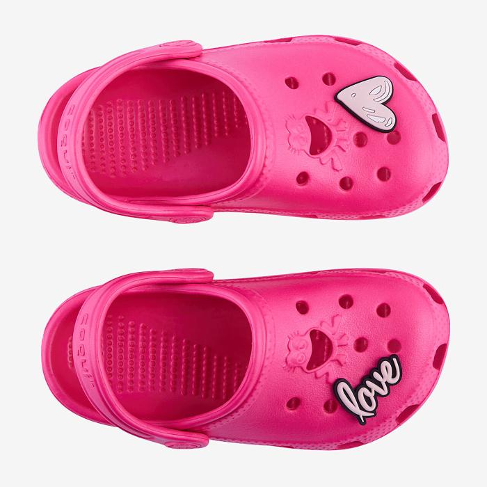 COQUI sandály Big Frog 8101 lt.fuchsia+Amulet, velikost 30-31