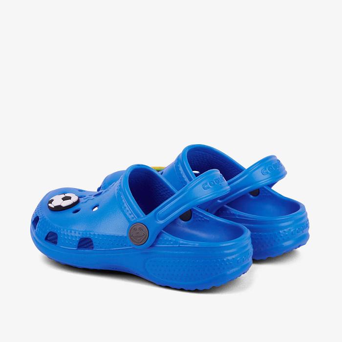 COQUI sandály Big Frog 8101 sea blue+amulet, velikost 28-29