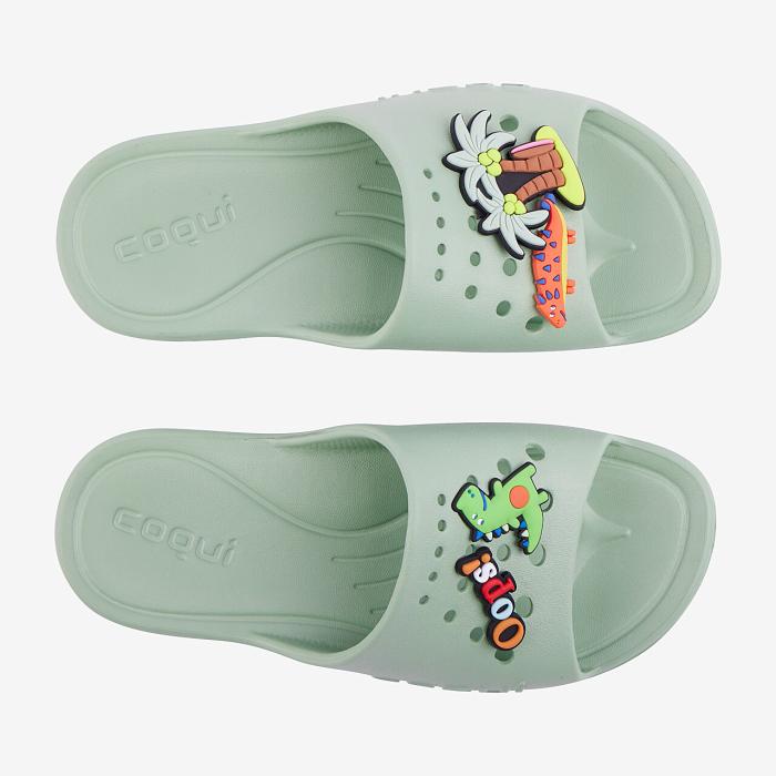 COQUI obuv 6373 Linden green+Amulet, velikost 30-31