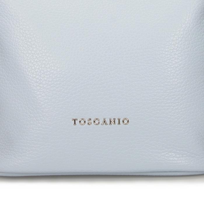 Toscanio kožená kabelka H21 TOS T4215 modrá