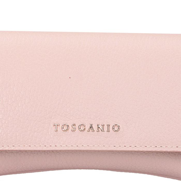 Toscanio kožená kabelka H26 TOS T3203 fuksia