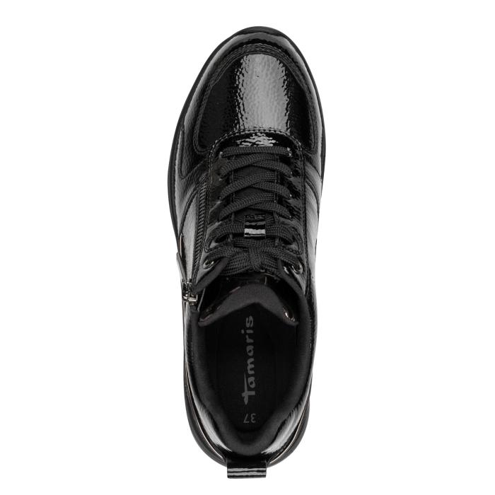 Tamaris tenisky 23754 black patent, velikost 39