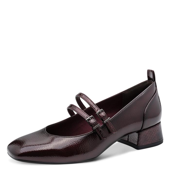 Tamaris lodičky 22318 merlot comb, velikost 39