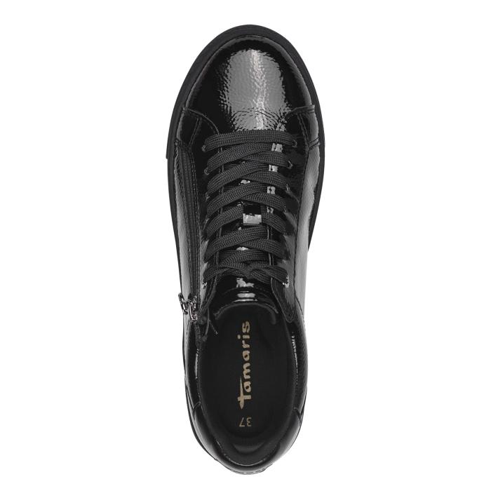 Tamaris obuv 23313 black patent, velikost 39