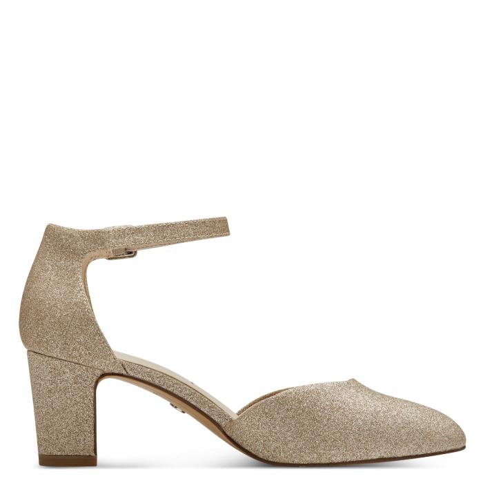 Tamaris lodičky 24432 Lt.Gold Glam, velikost 37
