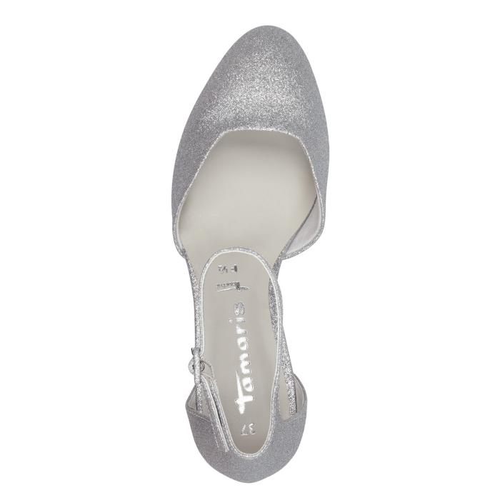 Tamaris lodičky 24432 Silver Glam, velikost 37