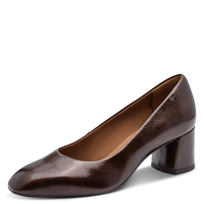 Tamaris lodičky 22407 359 Brown Patent, velikost 37