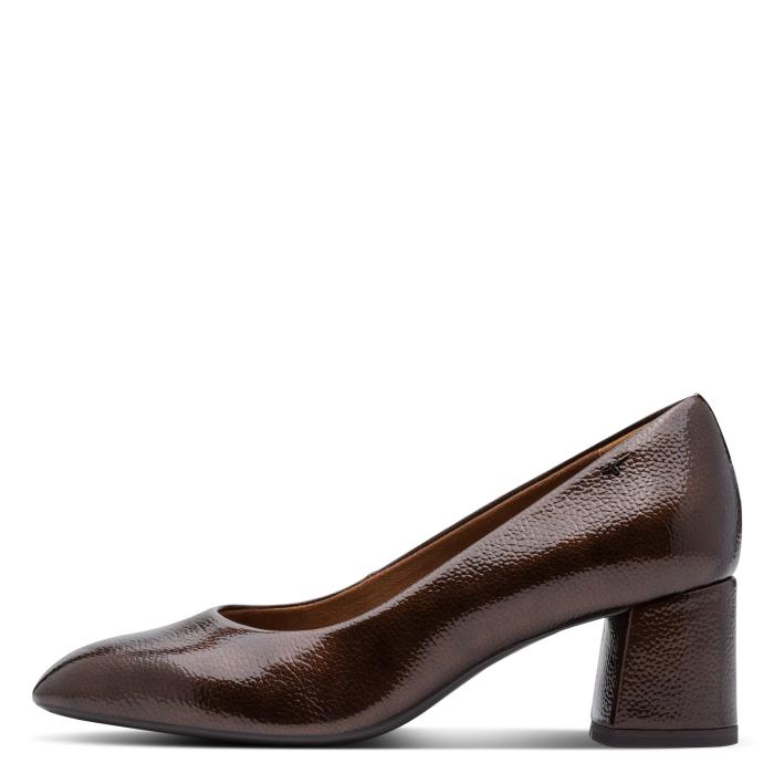 Tamaris lodičky 22407 359 Brown Patent