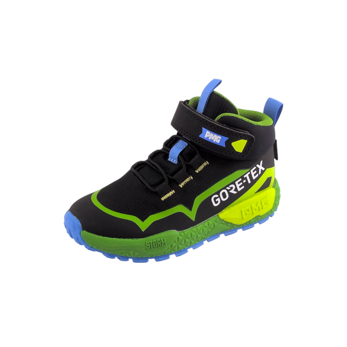 Primigi dětská obuv 2419333 goretex nero-verde, velikost 27