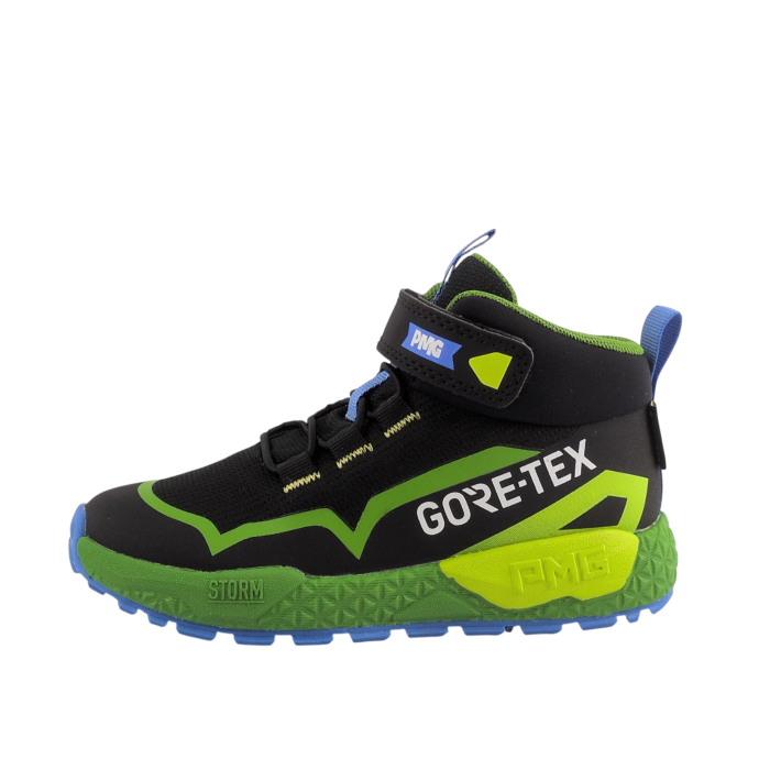 Primigi dětská obuv 2419333 goretex nero-verde