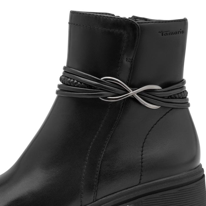 Tamaris kotníková obuv 25492 Black, velikost 39