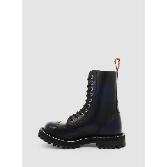 Steel boty 10 dírek 105/106/O/black  26 blue, velikost 38