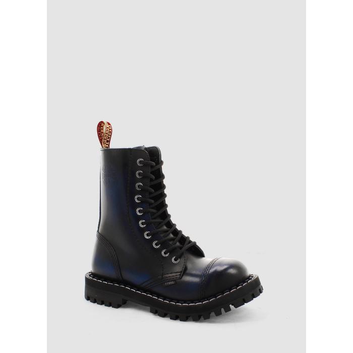Steel boty 10 dírek 105/106/O/black  26 blue