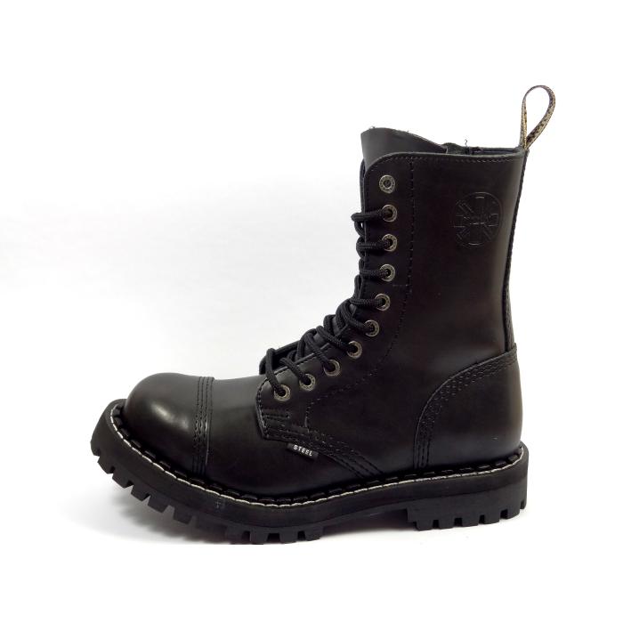 Steel boty 10 dírek 105/106/O/OC/ZIP zateplené 26 black