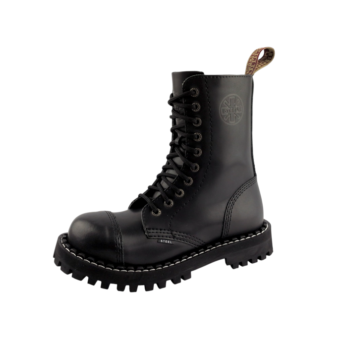 Steel boty 10 dírek 105/106/O/OC/ZIP zateplené 26 black, velikost 44