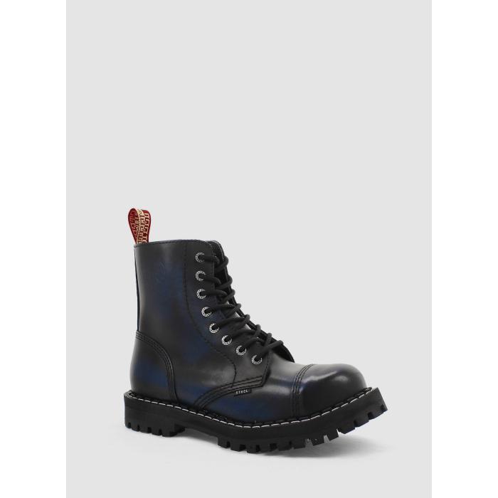 Steel boty 8 dírek 113/114/O/black blue 26