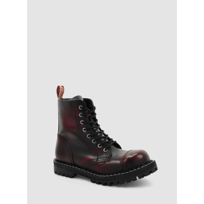 Steel boty 8 dírek 113/114/O/BLACK red 26