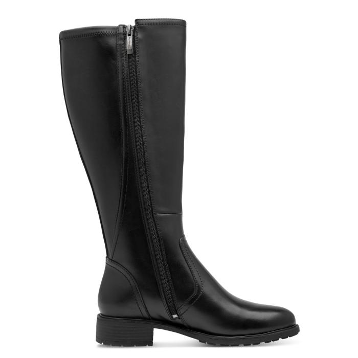 Tamaris kozačky 25550 stretch černá, velikost 38