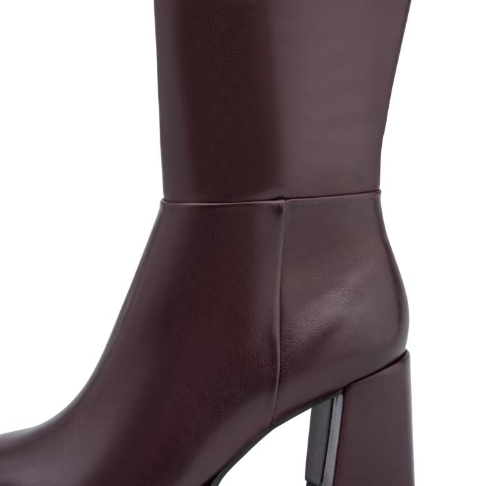 Tamaris kozačky 25515 Slim burgundy, velikost 39