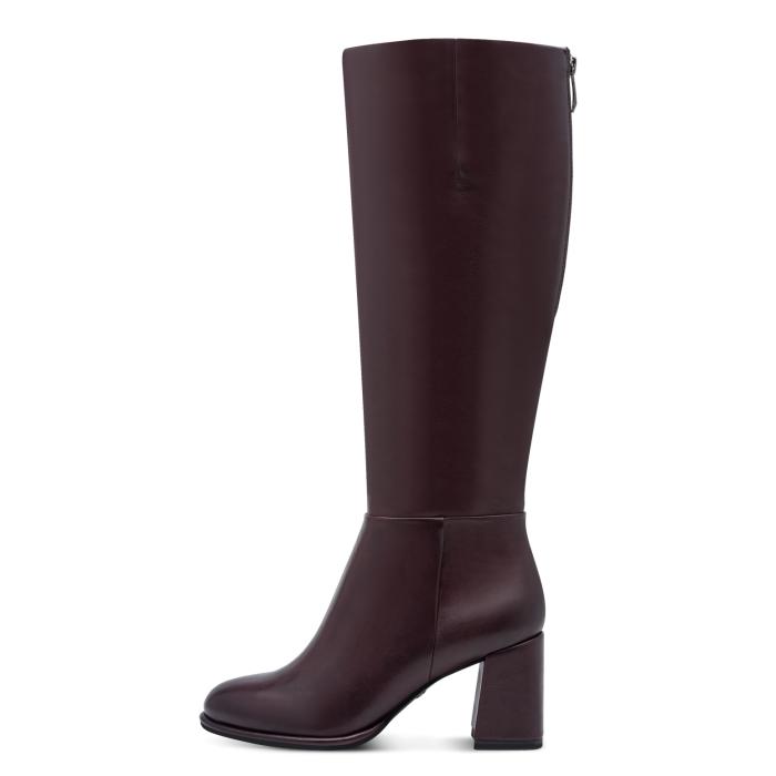 Tamaris kozačky 25515 Slim burgundy