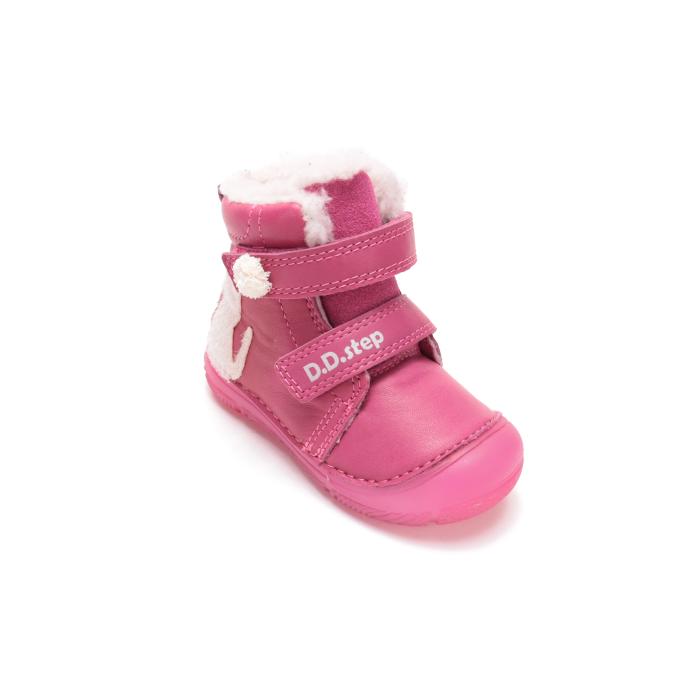 D.D.step zimní obuv W082 62935B HotPink, velikost 24