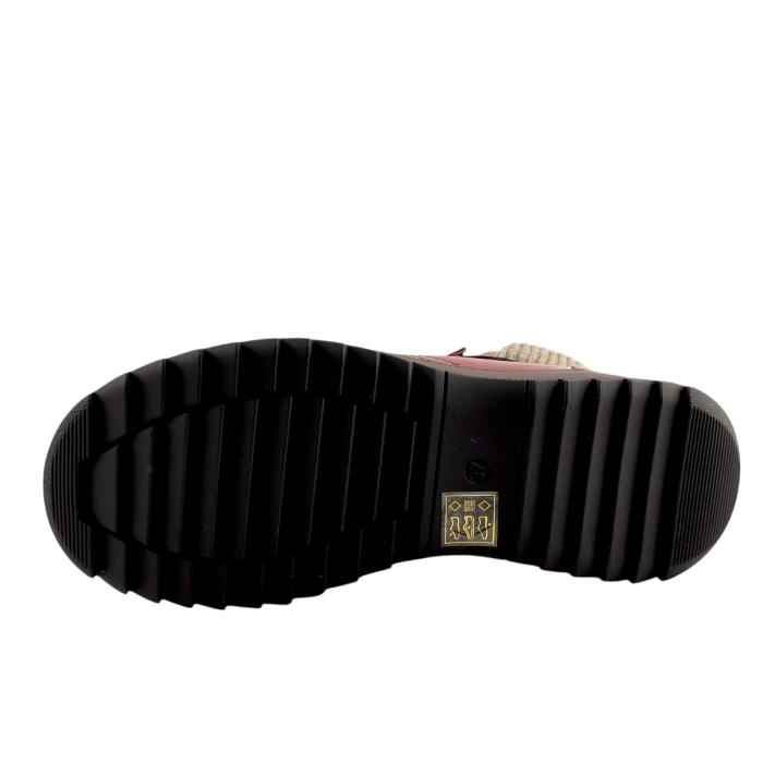 Unisoft kotníková obuv 26BT02 472 burgundy, velikost 37