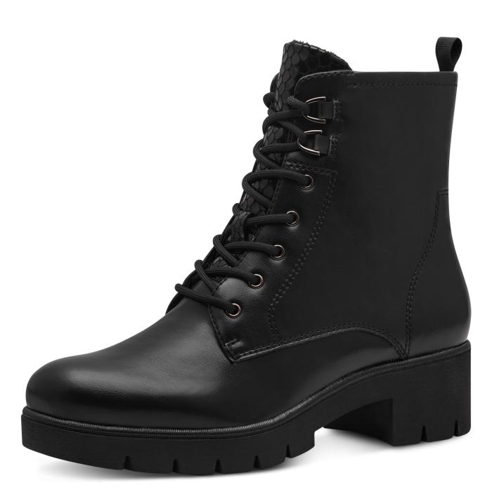 Tamaris kotníková obuv 25297 black matt, velikost 37
