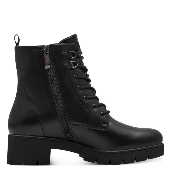 Tamaris kotníková obuv 25297 black matt, velikost 37