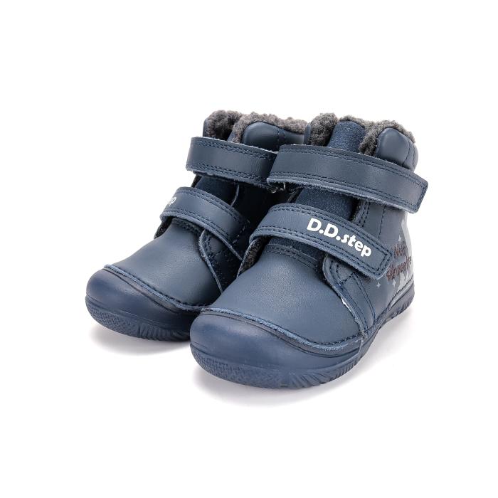 D.D.step zimní obuv W082 62555A Marine, velikost 22