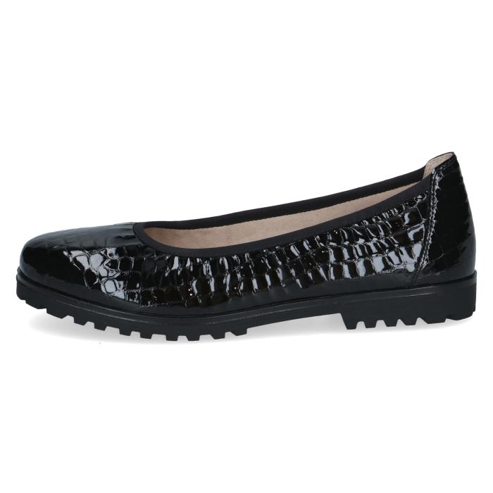 Caprice balerína 22151 black croco