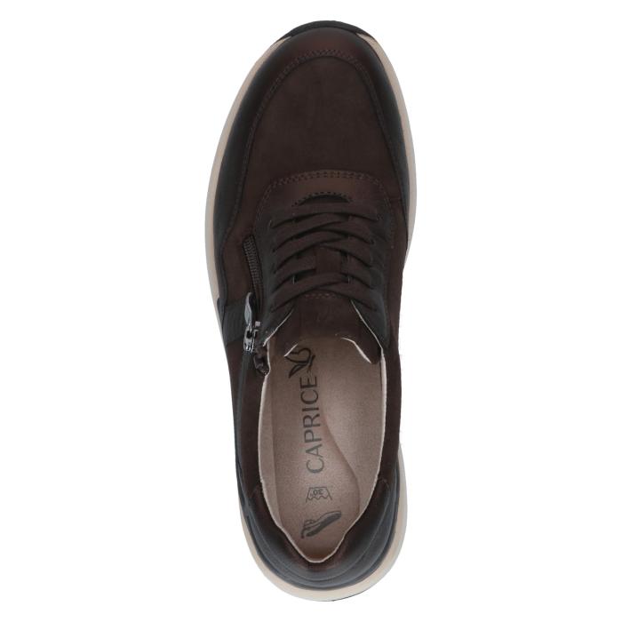 Caprice obuv extra široká 23737 DK Brown comb, velikost 36