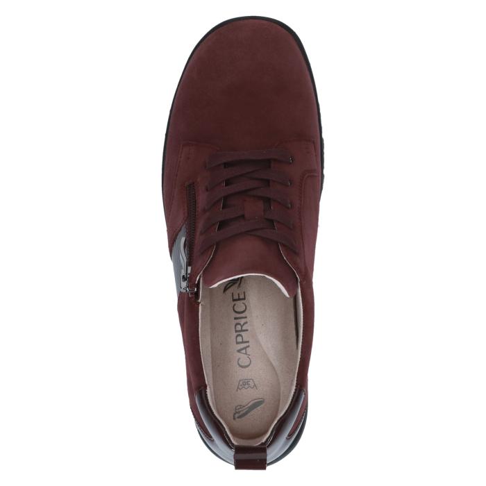 Caprice obuv extra široká 23740 bordeaux comb, velikost 36