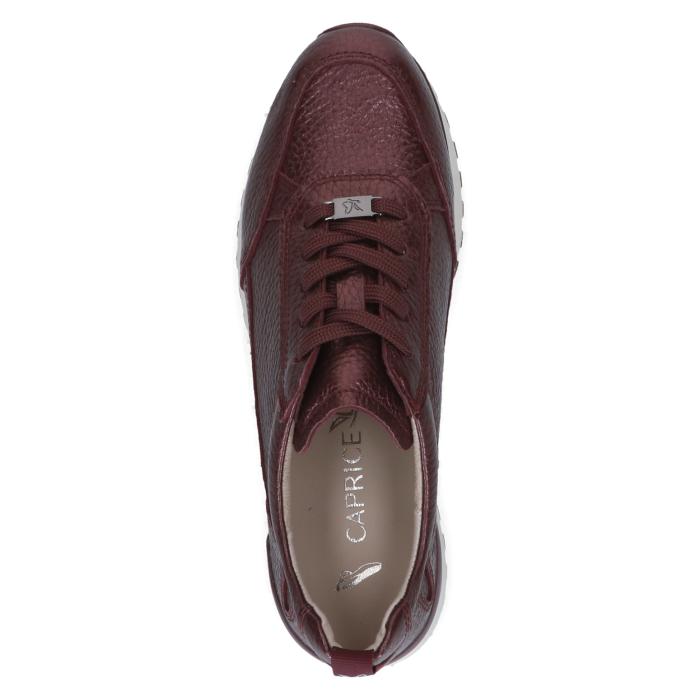 Caprice obuv 23711 bordo perl.deer, velikost 38