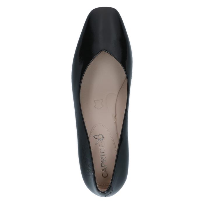 Caprice lodičky 22315 black naplak, velikost 37