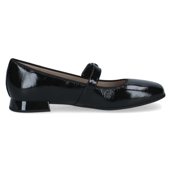 Caprice baleríny 22102 black naplak, velikost 37