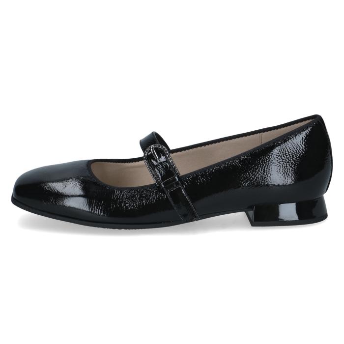 Caprice baleríny 22102 black naplak