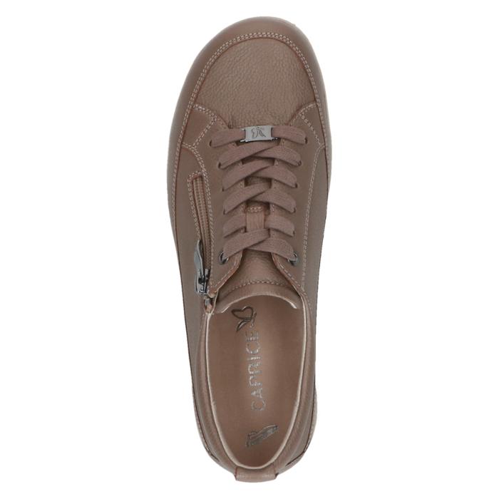 Caprice polobotka extra široká 23727 taupe perlato, velikost 37