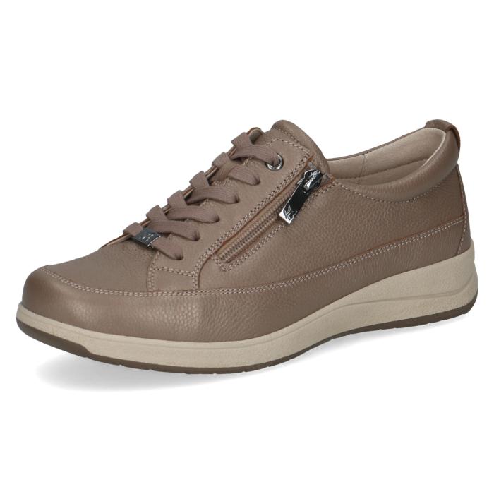 Caprice polobotka extra široká 23727 taupe perlato, velikost 37