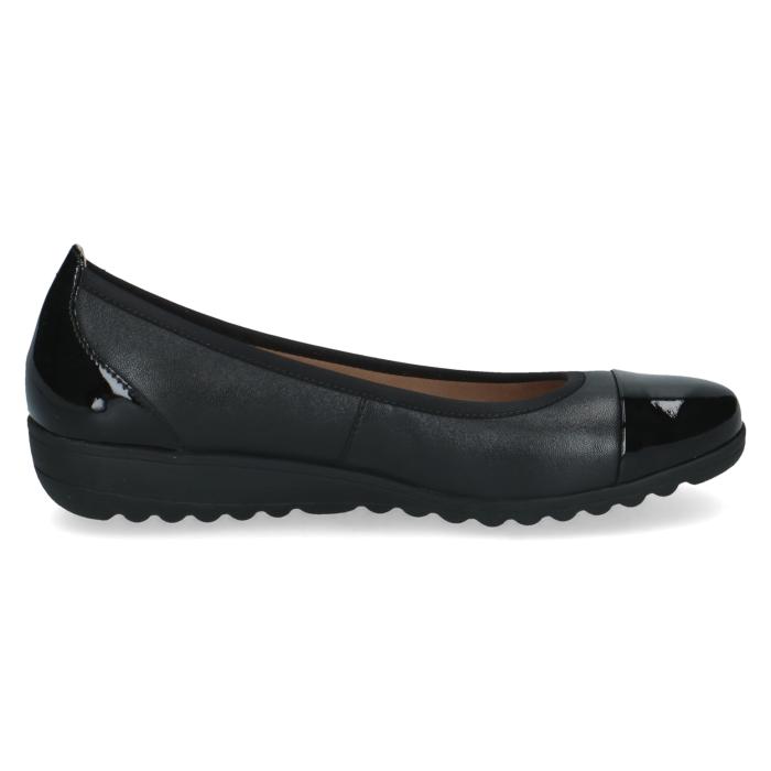 Caprice baleríny 22103 42 black nappa co, velikost 37