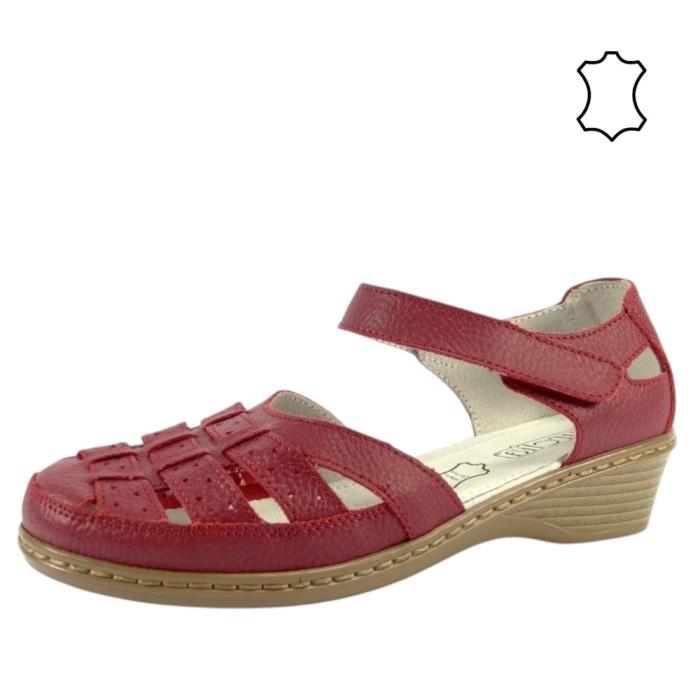 Aurelia kožená letní obuv LR62354 red