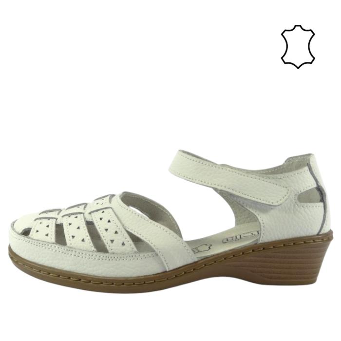 Aurelia kožená letní obuv LR62354 white