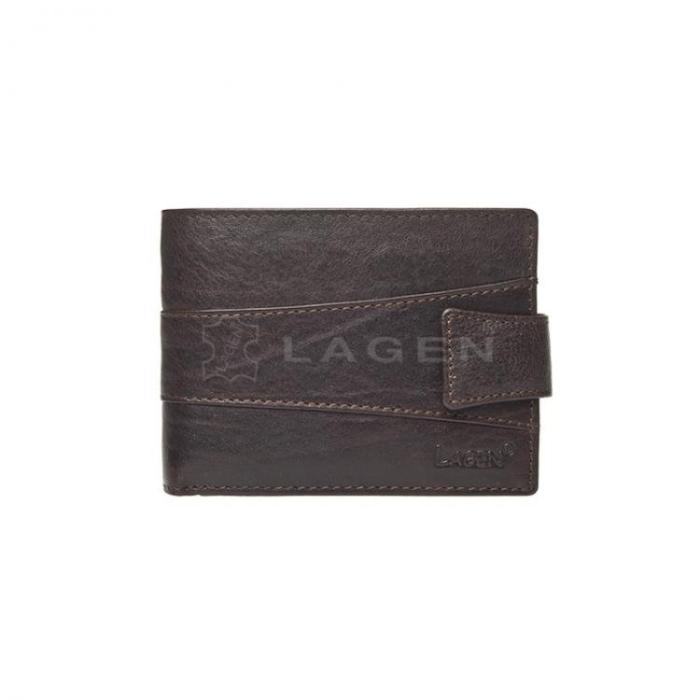 Lagen pánská peněženka V-98/  T dark brown