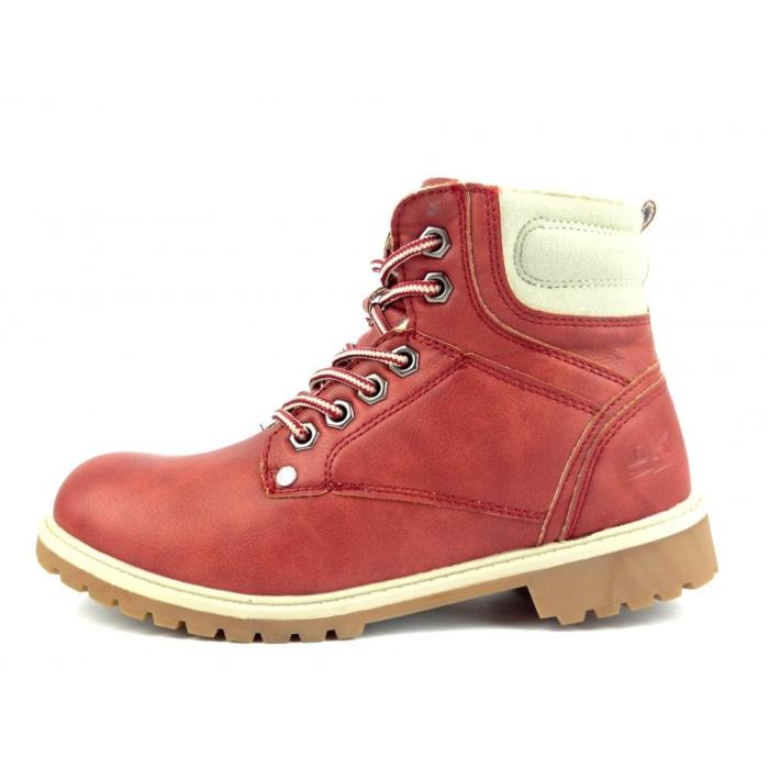 DK Kotníková zimní obuv RFW85017 červená, velikost 38