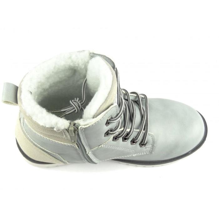 DK Kotníková zimní obuv RFW85017 šedá, velikost 36