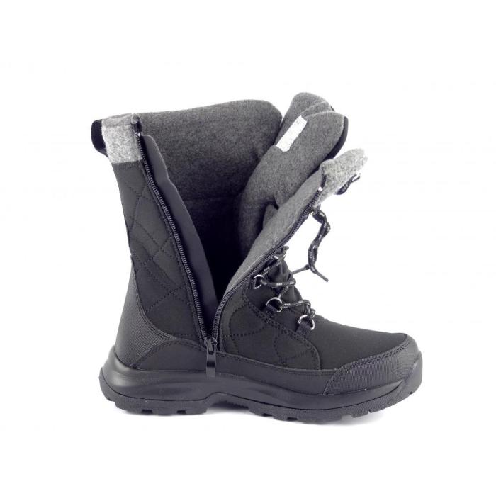 DK kotníková softshell obuv zateplená 2105 blk/grey, velikost 39