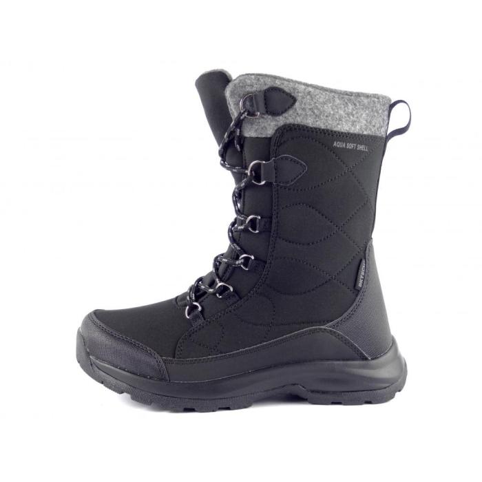 DK kotníková softshell obuv zateplená 2105 blk/grey